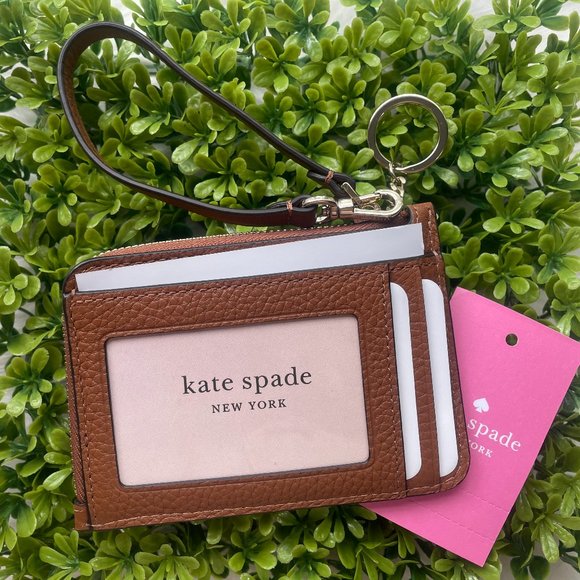 NWT Kate Spade Leila Card Holder Wristlet with Key Ring - Picture 2 of 9